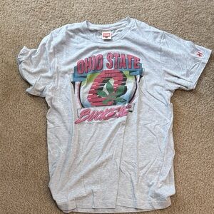 HOMAGE Gray Ohio State Buckeyes Tee
